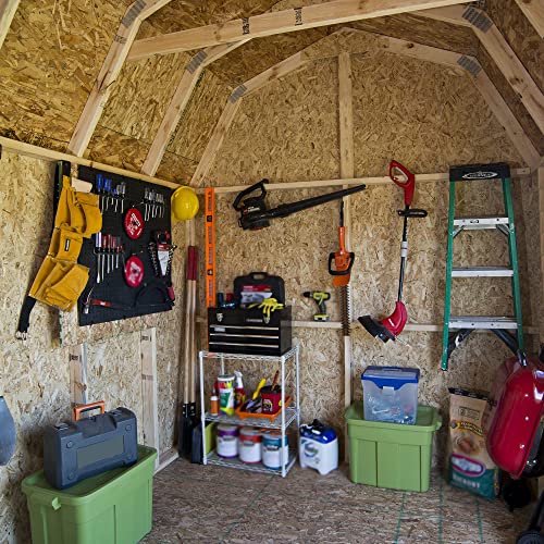 Handy Home Products Braymore 10x16 Do-It-Yourself Wooden Storage Shed Handy Home Products