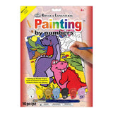 Royal Brush My First Paint by Number Kit, 8.75 by 11.375-Inch, Dinosaurs Royal & Langnickel