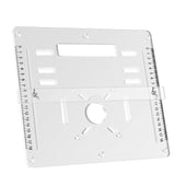 GLMFAN Acrylic Router Table Insert Plate Router Templates Woodworking Benches Router Flip Plate Adjustable Trimming Machine Flip Plate Clear Wood Milling Flip Plate Cutting Engraving Auxiliary Board GLMFAN