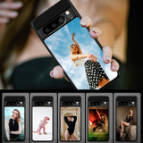 Sublimation Blank Case for Google Pixel 8 Pro,5 PCS Sublimation Cases with Printable DIY Customize Aluminum + Soft Rubber TPU Anti-Slip Slim Shockproof Protective Phone Cover for Google Pixel 8 Pro FOQENCCI