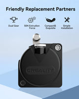Creality Official Upgrade K1 MAX Extruder, 50N Strong Extrusion Force & Dual Gear Design Provide Smooth and Precise Feeding, Compatible with Creality K1/ K1 MAX/ K1C/ Ender 3 V3/ Ender 3 V3 Plus Creality