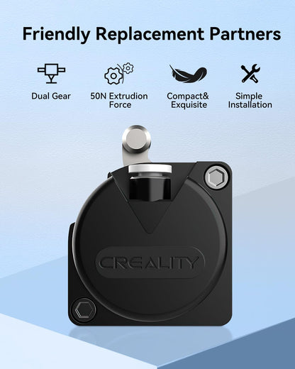 Creality Official Upgrade K1 MAX Extruder, 50N Strong Extrusion Force & Dual Gear Design Provide Smooth and Precise Feeding, Compatible with Creality K1/ K1 MAX/ K1C/ Ender 3 V3/ Ender 3 V3 P - WoodArtSupply