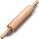 HelferX 17.6 inch Wooden Rolling Pin for Baking - Long Dough Roller for All Baking Needs HELFERX