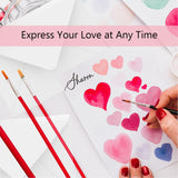 Blank Watercolor Cards with Envelopes 5x7" NOT FOLDED, 50 Packs Watercolor Postcards and Envelopes to Paint, 300GSM 100% Cotton Plain Watercolor Cardstock for Cards Making Christmas Invitation ANSSDO