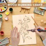 DIYDEC 24 Pack Basswood Sheets 4 x 6 x 1/16 Inch Thin Plywood Wood Sheets Unfinished Wood Squares Boards Balsa Wood Sheets for Crafts Architectural Models Laser Cutting Wood Burning and Drawing DIYDEC