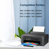 LC401 LC401XL Ink Cartridges Compatible for LC401XL Ink Cartridges for Brother Printer Replacement MFC-J1010DW MFC-J1170DW MFC-J1012DW(Black Cyan Magenta Yellow, 4PK) Clorisun