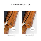 Metal Cigarette Roller Cigarette Rolling Box Smoke Roller Automatic Cigarette Rolling Machine for Cigar 70mm Cigarette Rolling Case LOOHOR