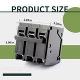 ARTVIP Q3100 100Amp 3 Pole Circuit Breaker Compatible with Siemens PL and ES Series Load Centers, 10KA 120/240V Plug-in Mount Standard Thermal Magnetic Protection (3P 100A) ARTVIP