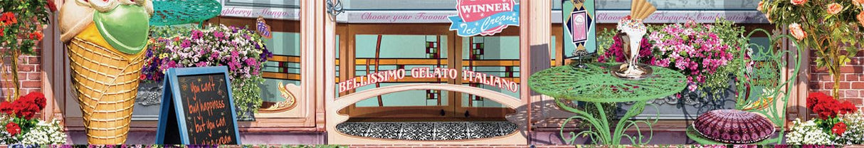 Ceaco - Ice Cream Shop Window - 2000 Piece Jigsaw Puzzle Ceaco