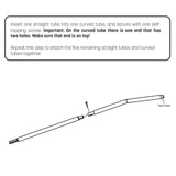 Skywalker Trampolines Lower Enclosure Straight Tube, Pack of 2, Metal color, Part #4201, PK0005 Skywalker Trampolines