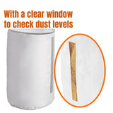 Dust Collector Bottom Bag for Woodworking 30 Micron 20" Dia. x 30", 70351 Dust Collector Lower Bag Compatible with Harbor Freight Wen Grizzly JET Delta Oanytun