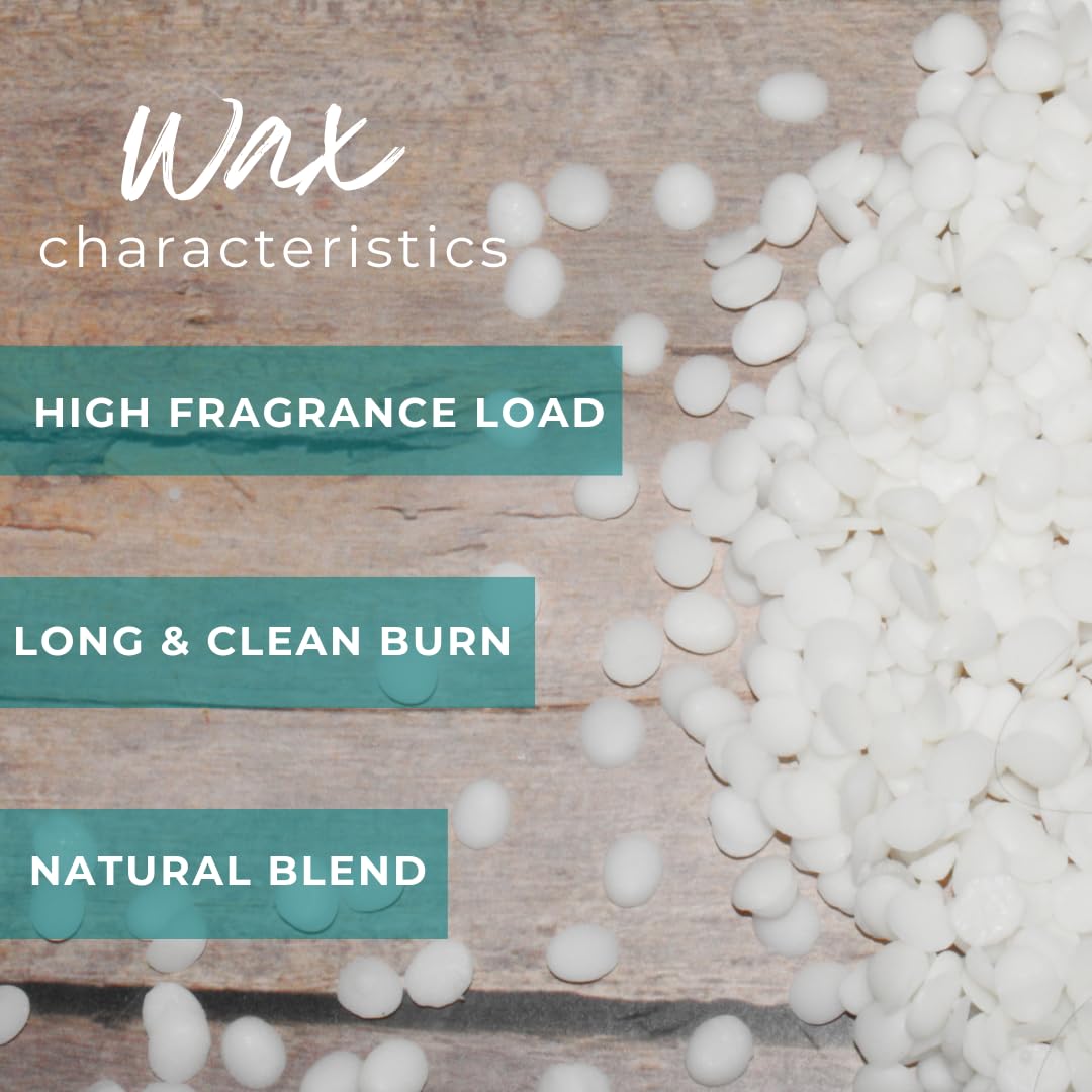 Coconut Soy Wax Beads for Candle Making | 10lb Coconut Soy Candle Wax Pastilles for Candlemaking | Smooth Blend for High Load Fragrance Formulation | Candle Making Supplies Direct Candle Supply