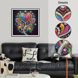 WSLWXSHM 5D Special Shape Diamond Art Kits for Beginners, Diamond Painting Kits for Adults Love Flower, Crystal Rhinestones Diamond Painting for Home Wall Decoration Gift 12×12inch/30×30cm WSLWXSHM