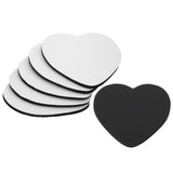 PATIKIL Sublimation Coaster Blanks, 10Pcs 3.54" Heart Blank Cup Coasters for Thermal Sublimation DIY Crafts, White PATIKIL