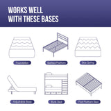 PayLessHere 6 Inch King Gel Memory Foam Mattress Fiberglass Free/CertiPUR-US Certified/Bed-in-a-Box/Cool Sleep & Comfy Support PayLessHere