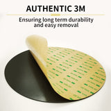 Round 120mm in Diameter Flexible Spring Steel Platform Magnetic Build Plate【Textured Double Sided PEI Sheet】for Monoprice Mini Delta v2 3D Printer G-Hubble