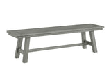 Martin Svensson Home Beach House Dove Grey Dining Bench Martin Svensson Home