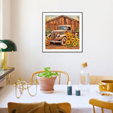 Anuver Truck Diamond Painting Kits for Adults, 5D DIY Diamond Art Kits for Beginners, Full Drill Diamond Painting Kits for Home Wall Decor, 12x12 Inch Anuver