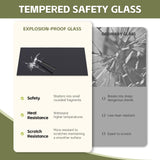 PAIQIAN Patio Furniture Set,4 Piece Garden Conversation Set, Outdoor Wicker Rattan Table and Chairs, Black Patio Set, Sectional Sofa with Thick Cushion for Garden, Yard, or Porch (Black/Beige) PAIQIAN