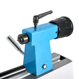 Mini Benchtop Wood Lathe, 8" x 12" Small Wood Lathe Machine 1/3 HP Infinitely Variable Speed 750-3200 RPM with Wood Turning Lathe Tools Kits Professional for DIY Woodworking MECHINHUB