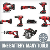Skil 20V 7/8 Inch Stroke Length Jigsaw, Includes 2.0Ah PWRCore 20 Lithium Battery and Charger - JS8203-10 EGO POWER+