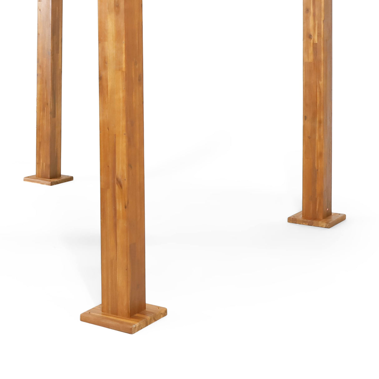 Thayer Outdoor 10' x 10' Pergola - Acacia Wood - Teak Christopher Knight Home