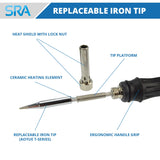Aoyue 469 Variable Power 60 Watt Soldering Station with Removable Tip Design- ESD Safe Aoyue