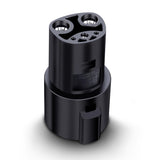 Lectron J1772 to Tesla Adapter 80 Amp (250V) - EV Charging Adapter Compatible with Tesla Model S/3/X/Y/Cybertruck and All Electric Vehicles in The NACS Alliance (Black) Lectron