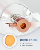 OMTech 100W CO2 Laser Tube for Laser Engraver & Cutter Machine, 1450mm 80mm Dia Laser Cutter Tube with Borosilicate Glass 10000hr MTTF, Laser Cutting Engraving Machine Replacement Tube for Wood Stone OMTech