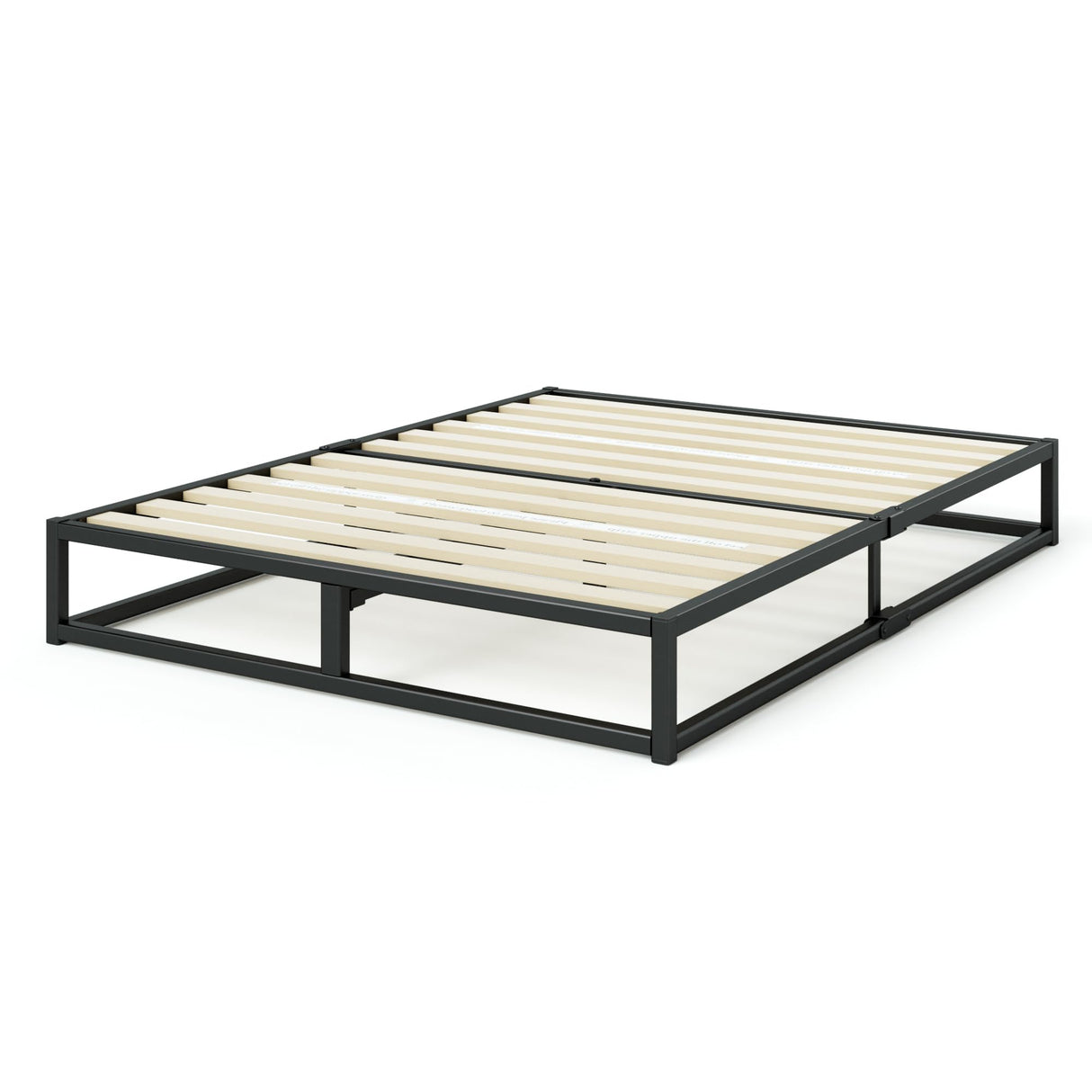 ZINUS Joseph 10 Inch Platform Bed Frame, Wood Slat Support, No Box Spring Needed, Eco Friendly WonderBox(TM) Packaging, Easy Assembly, Black, Full ZINUS