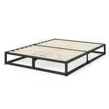 ZINUS Joseph 10 Inch Platform Bed Frame, Wood Slat Support, No Box Spring Needed, Eco Friendly WonderBox(TM) Packaging, Easy Assembly, Black, Full ZINUS