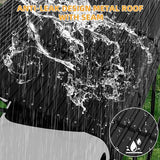 20x40 ft Metal Carport Kits with Galvanized Steel Roof, Heavy Duty Metal Roof Carport with Enhanced Base, TallMetal Carports Kits Garage for Tractors, Pickup, Boat, Car GarveeLife