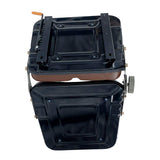 Cozyel PVC Forklift Seat Suspension Tractor Seat with 140° Adjustable Back | Brown | Fits Excavator Forklift, Tractor, Skid Loader, Backhoe Dozer Telehandler, Heavy Mechanical Seat Cozyel