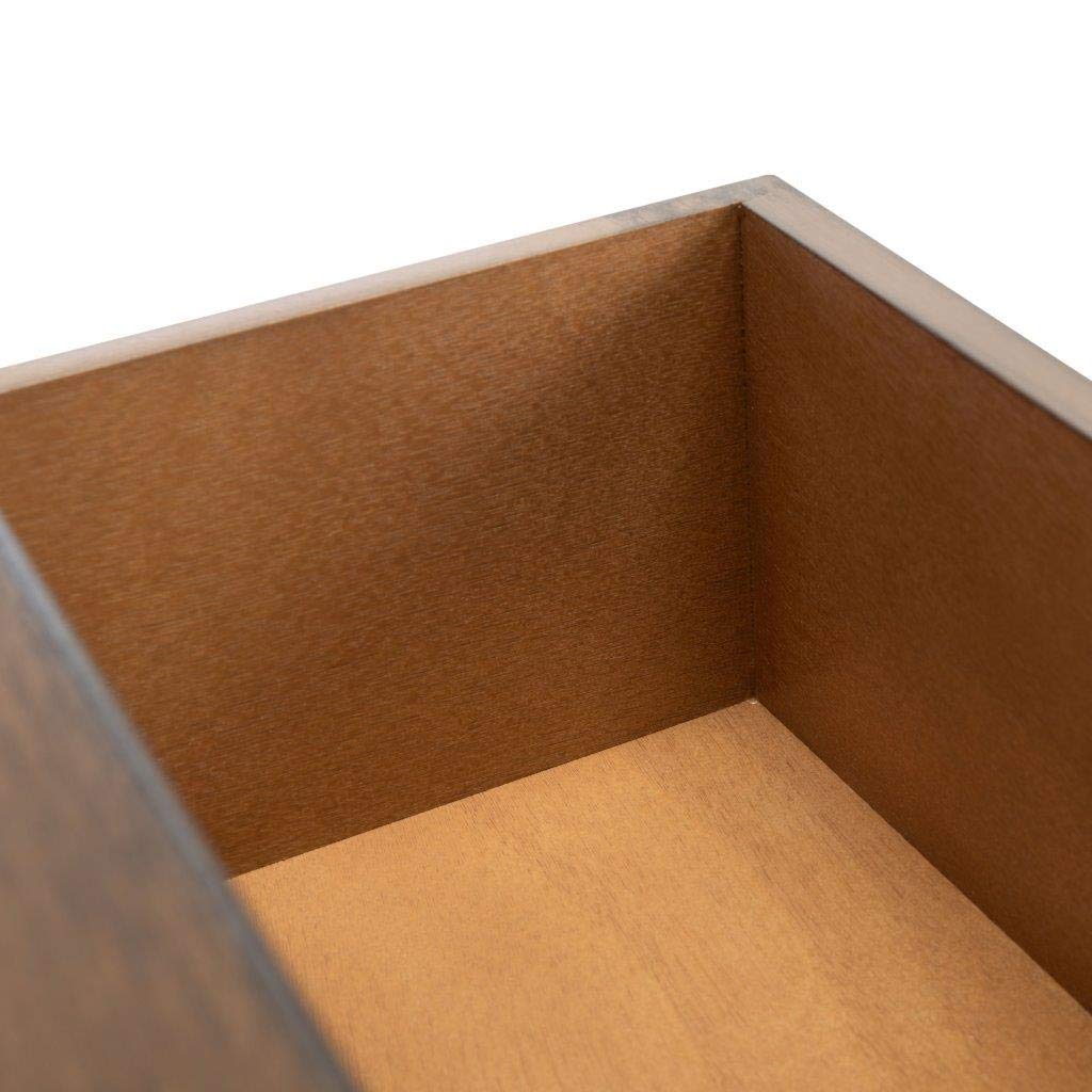 SAFAVIEH Home Collection Peyton Brown 2-Drawer Console Table CNS5704C Safavieh