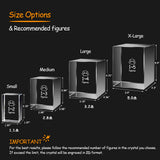 PD 3DPIXDANCE 3D Crystal Photo, Personalized Dog, Cat Memorial Gifts for Pet Owners. Gift Box Included, Customized Laser Etched Crystal Photo (Small Portrait) PD 3DPIXDANCE