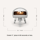 Gozney Roccbox Outdoor Pizza Oven, Grey, Portable, Gas & Wood Fired, Restaurant-Grade Gozney