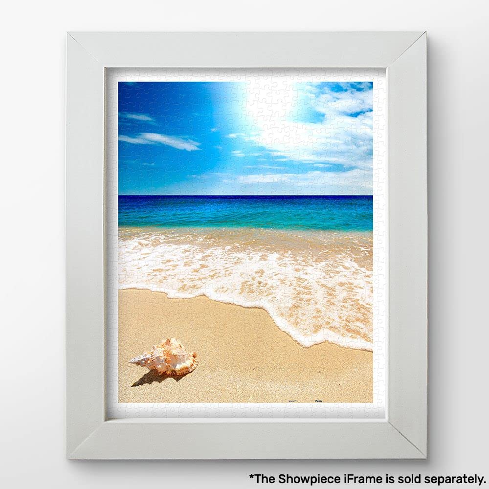 Pintoo Jigsaw Puzzles 500 Piece for Adults - Seashell on The Beach Beautiful Plastic Puzzle for Home Decor Zero Dust Easy Storage [H1335] Pintoo