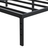 Maenizi 14 Inch Metal Bed Frame Queen Size No Box Spring Needed, Heavy Duty Platform Support Up to 3000 lbs, Easy Assembly, Noise Free, Black Maenizi