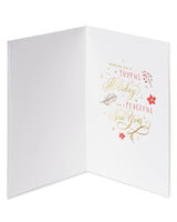 Papyrus Boxed Christmas Cards with Envelopes, Joyful Holiday, Traditional Wreath (8-Count) Papyrus