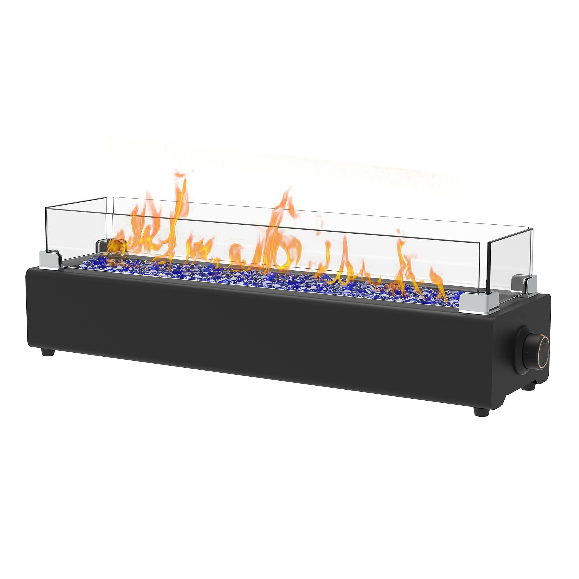 BAIDE HOME 28-inch Table Top Propane Fire Pit - Thumbnail 3