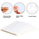 SULOLI Blank Puzzle, Blank Jigsaw Puzzles to Draw on White Puzzles for DIY Projects(12 Pieces) SULOLI