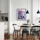 Milila Diamond Art Kits for Adults Full Drill Unicorn Round Diamond Painting Kits for Beginners Craft Kits for Home Wall Decor Gifts 11.8x15.7inch(Unicorn) Milila