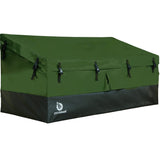 YardStash 143 Gallon Waterproof Deck Box, Portable Outdoor Storage Box for All Weather Tarpaulin Deck Box, Perfect for the Boat, Yard, Patio, or Camping – 143 Gallon, XL Green YardStash