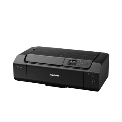 Canon PIXMA PRO-200S Professional 13" Wireless Inkjet Photo Printer with 3.0" Color LCD Monitor, 8-Color Dye-Based Ink, Black