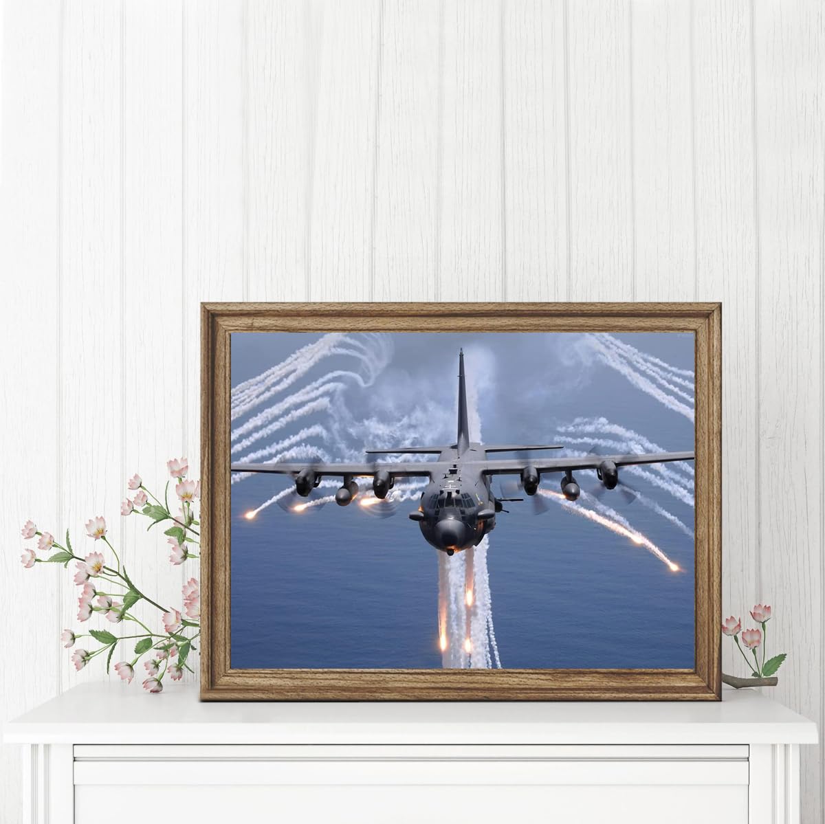 IPISSOI Military Airplane Diamond Painting Kits, Airplane Military Aviation Airplane Diamond Art for Adults Wall Home Decor (Canvas 12x16 inch) IPISSOI