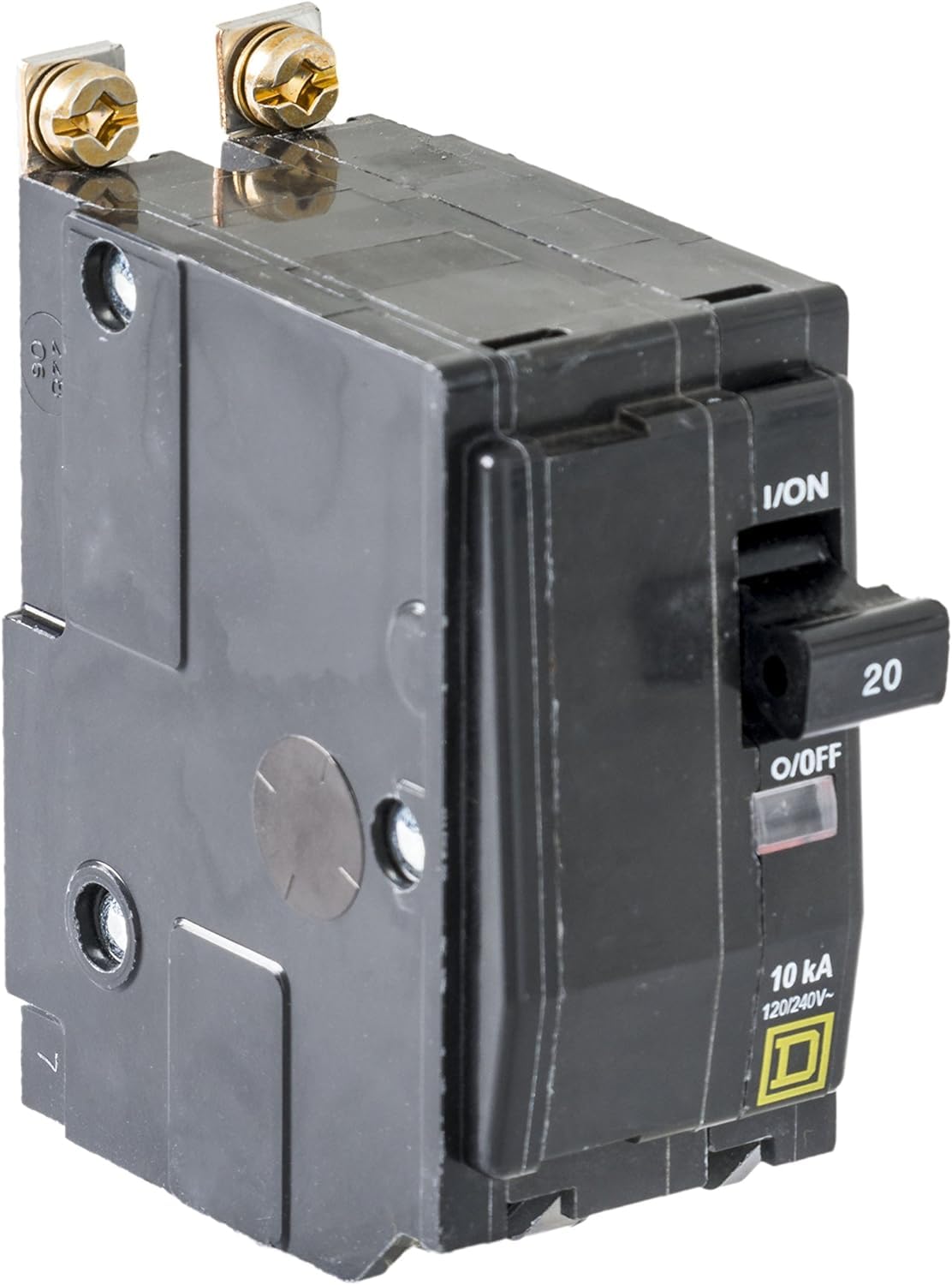 Square D - QOB220CP Circuit Breaker, Black Schneider Electric