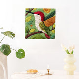 DIY Pom Pom Painting Art Hummingbird Easy for Beginner, Arts and Crafts for Adults and Kids, Snip Plush Canvas Paint by Numbers Kit for Wall Decor 20x20cm-5 Generic