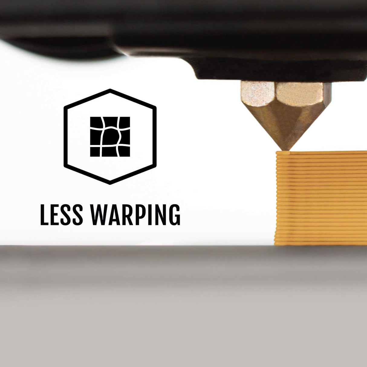 HATCHBOX ABS 3D Printer Filament, Dimensional Accuracy +/- 0.05 mm, 1 kg Spool, 3.00 mm, Gold HATCHBOX