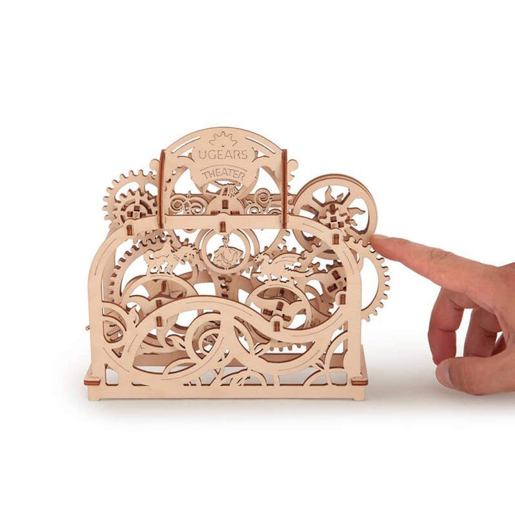 UGEARS - Theater, 3D Wood Mounting Kit Without Glue (Theatre) - WoodArtSupply