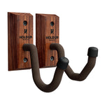 Hold Up Displays Gun Wall Mount - AR, Rifle, Shotgun Holder, Bow Hanger, Hooks - Walnut Hardwood Display From Wisconsin - Made in USA Hold Up Displays